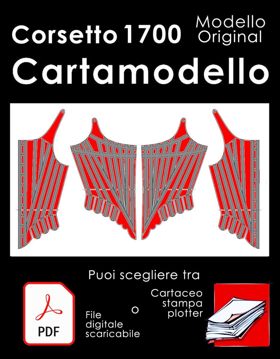 Cartamodello Corpetto 1700 (Modello Original)