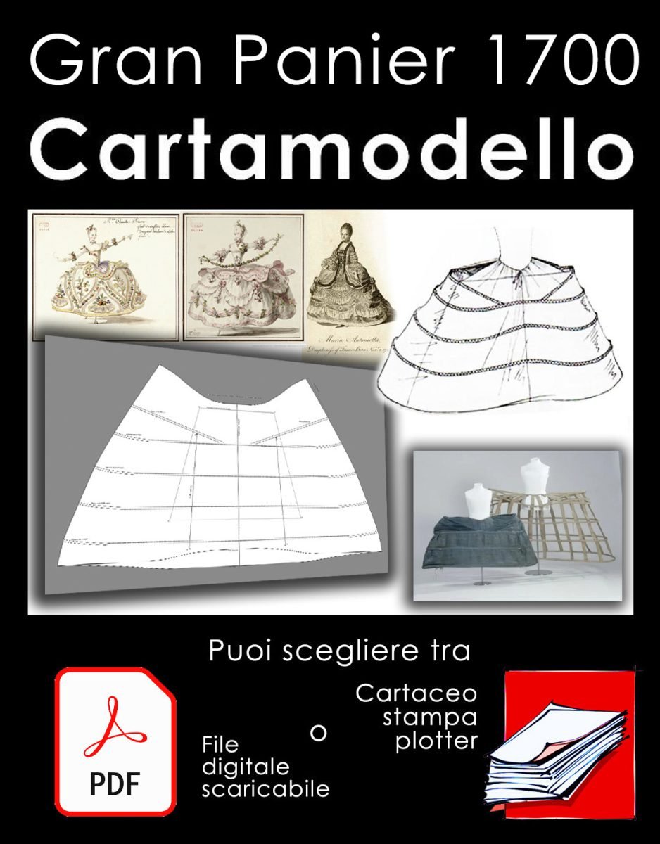 Cartamodello Gran Panier 1700