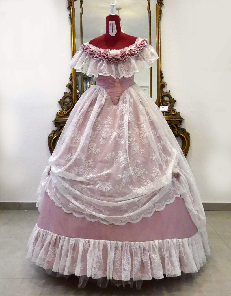Abito Da Ballo Rosa Antico