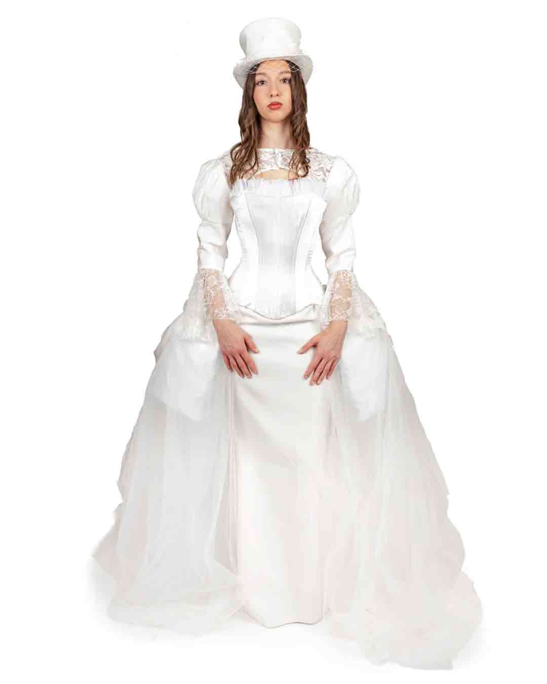 Abito Giada – Abito da Sposa Storico con Panier