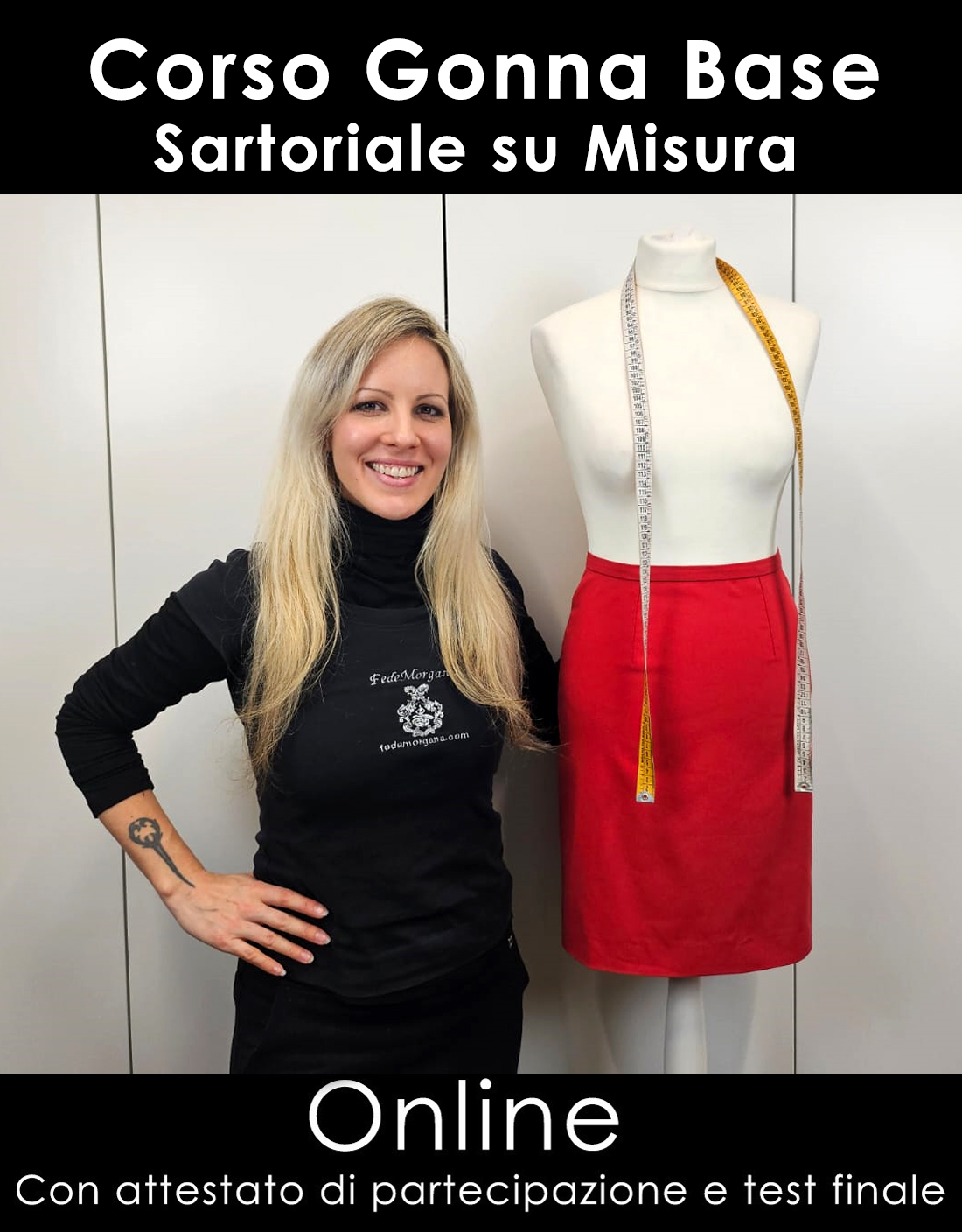 Corso di Gonna Base Sartoriale su Misura