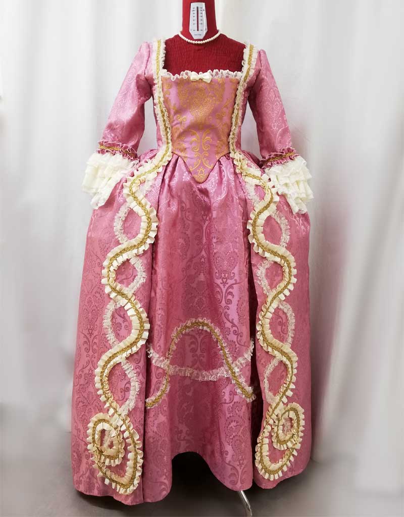 Abito Maria Antonietta Rosa e Oro