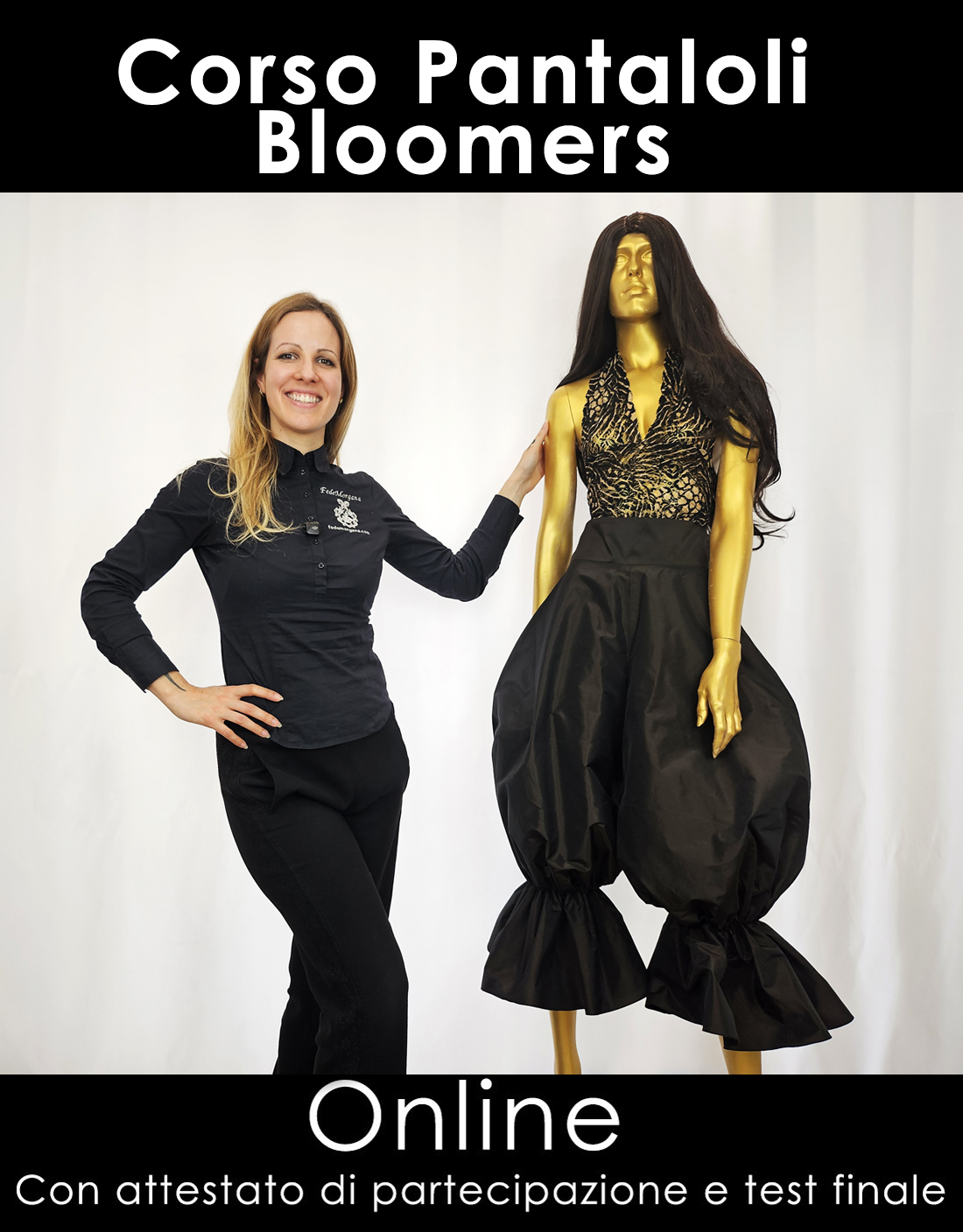 Corso di Sartoria: impara a realizzare dei Pantaloni Bloomers